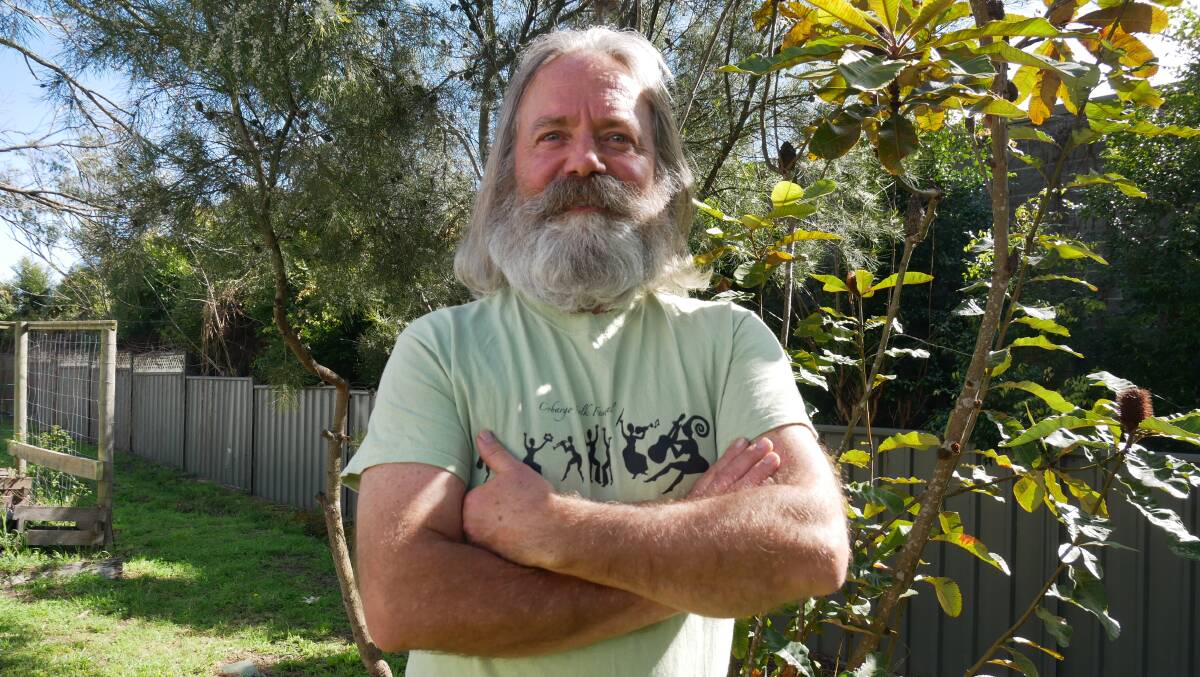 Passionate Bega ecologist, Hugh Pitty has been an advocate for a zero-waste lifestyle for over 25 years after first hearing the concept when discussing waste reduction techniques with local councils. Picture by Ellouise Bailey