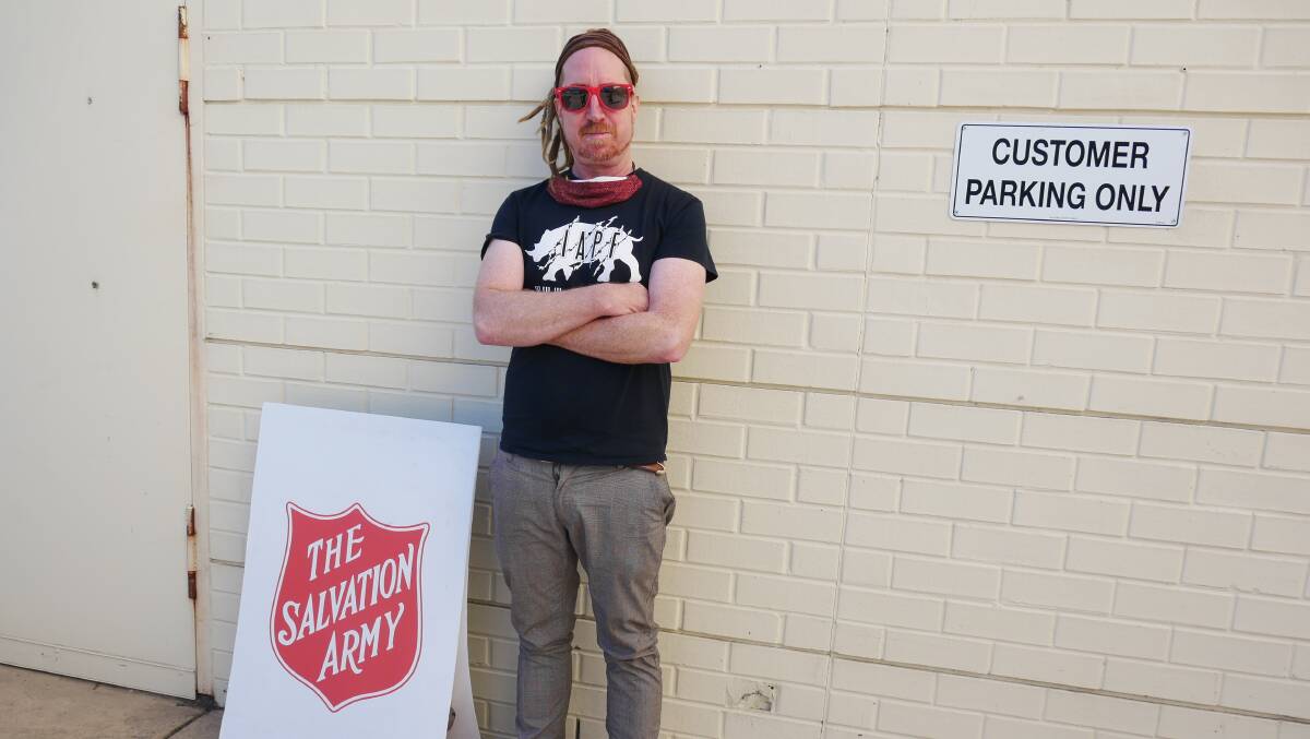 Mr Foote loves the local connections he gets to make with people from all walks of life around Bega in his job as the Salvos store manager. Photo: Ellouise Bailey