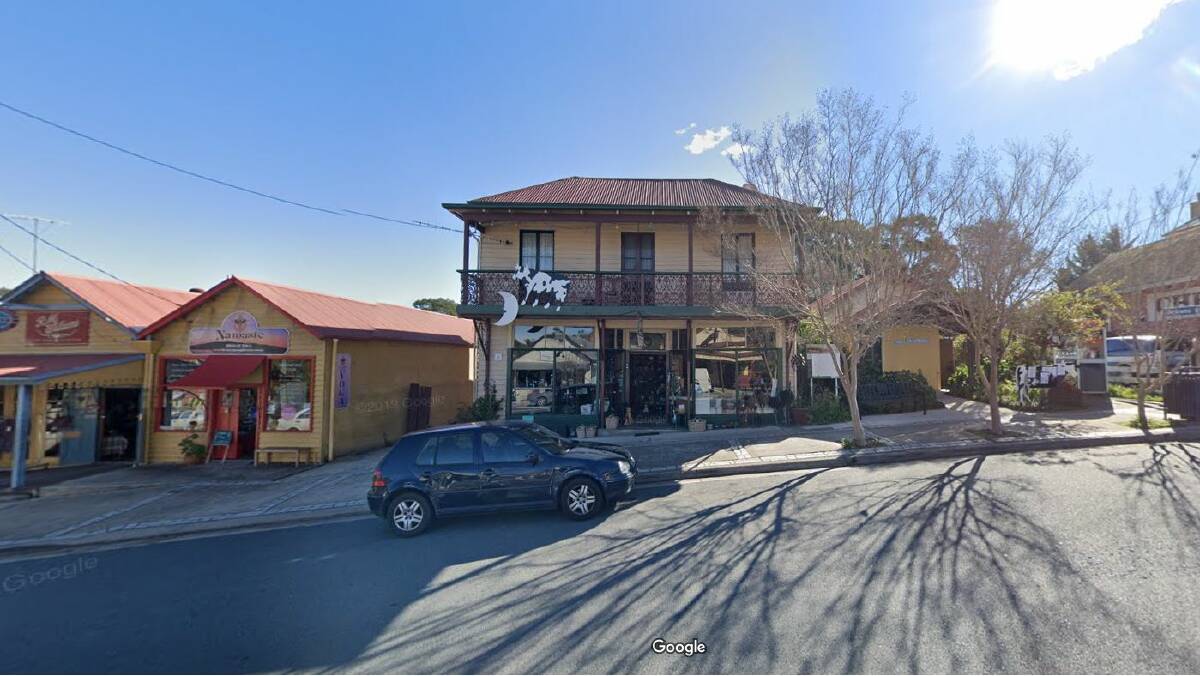 The weatherboard buildings at number 70 and 72 on the Princess Hwy in Cobargo before the bushfires. Picture: Google Maps. 