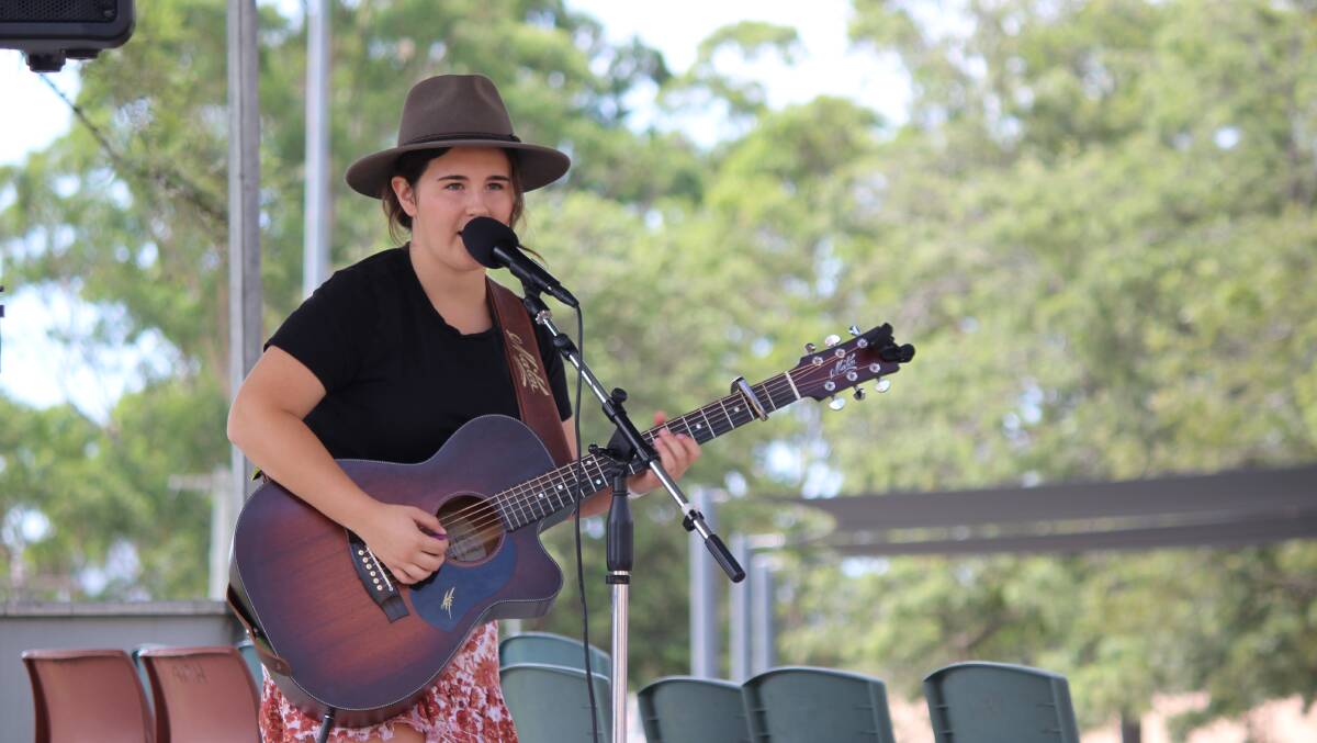 Felicity Dowd at her recent performance at the Bega Show. Photo: Amandine Ahrens 
