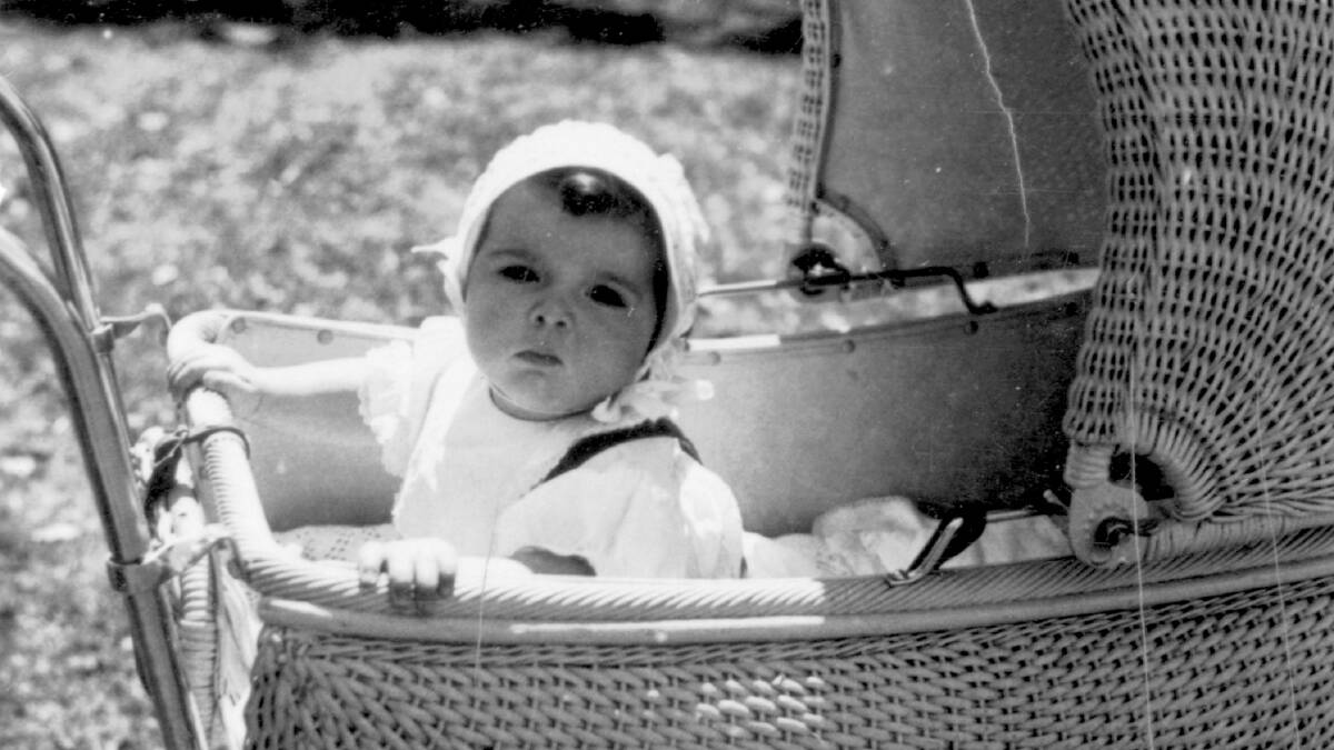An infant child in a pram at the 1944 Show. Photo: supplied
