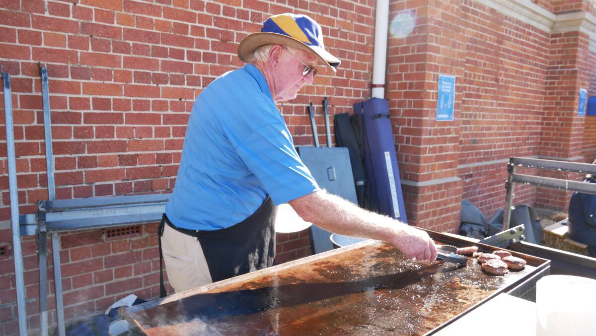 The Lions Club recently put on a lunch for the CWA conference held in Bega with some memebrs volunteering daily to assist in the BBQ and salad lunch.