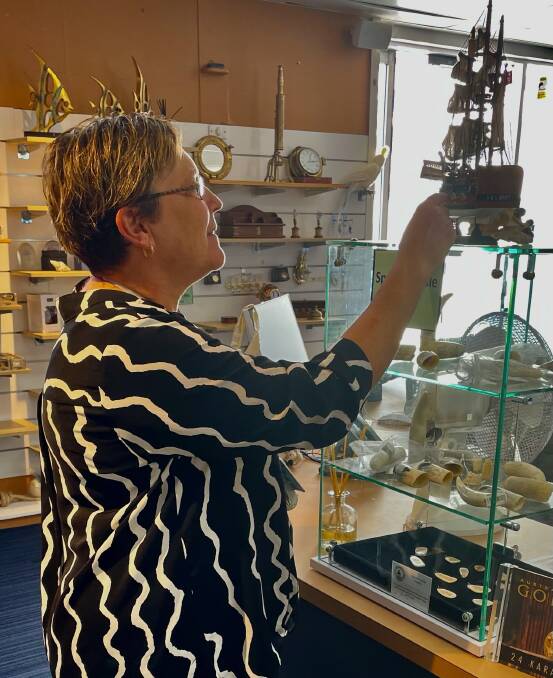 Respected Eden-based historian Angela George works as the collections manager at Eden Killer Whale Museum. Photo: supplied