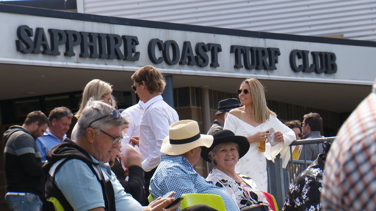 Patrons attending the Sapphire Coast Turf Club for Melbourne Cup at a previous year's event. Picture: supplied. 