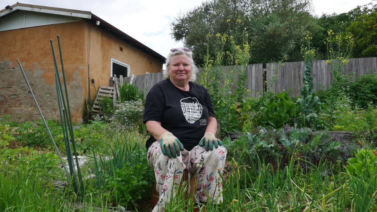 Sharon Cornthwaite, who works as head chef for Ricky's Place, has spearheaded the community garden project but is looking for someone else to take over with the garden's management. Picture by Ellouise Bailey 