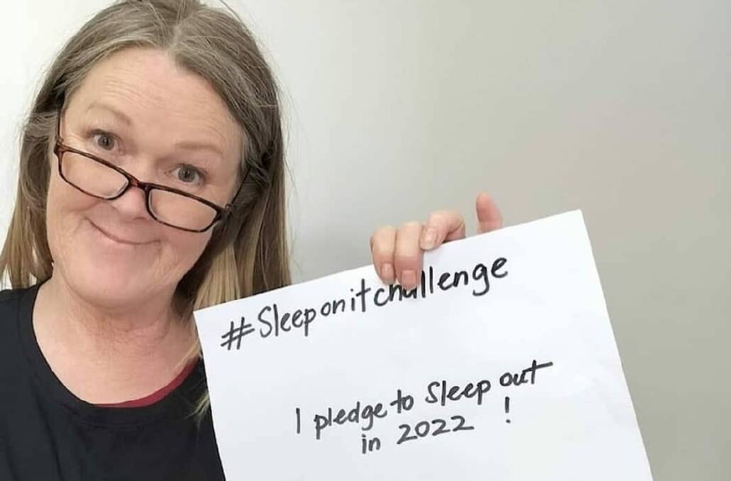 Youth Accommodation Support Service coordinator at SEWACS Kylie Furnell has pledged to Sleep On It and as an individual has already raised $2,020 towards the campaign. Photo: Facebook 