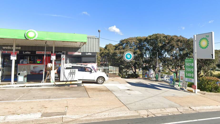 Narooma BP off the Princes Highway has been the target of a break in before. 