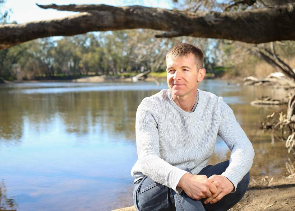 WATER PROJECT: Charles Sturt University's Professor Lee Baumgartner will lead the research project at the Albury campus. Picture: JAMES WILTSHIRE