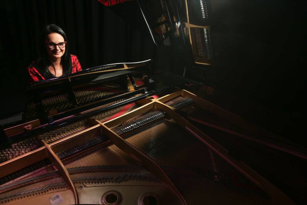 SHOCKED: Emmanuel College music teacher Heidi Gass has been nominated for an ARIA award as part of the music teacher award category. Picture: Chris Doheny 