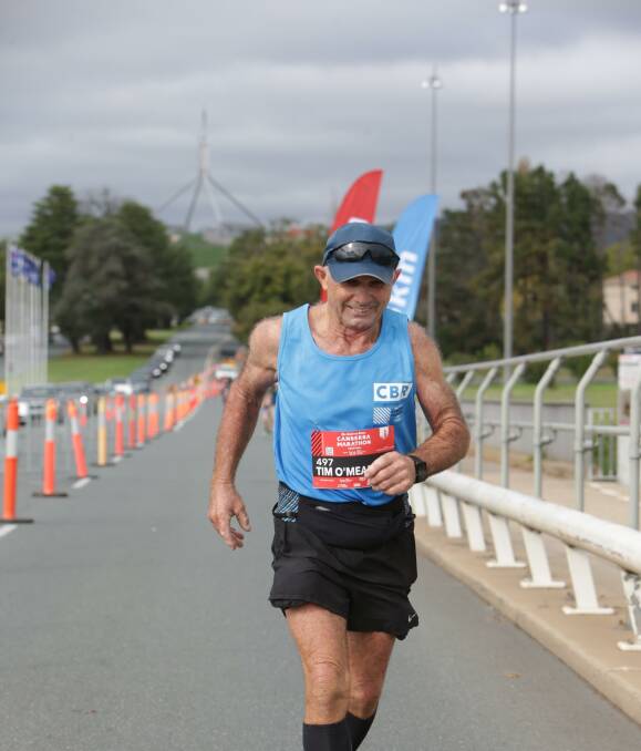 Cobargo resident Tim O'Meara, 72, started running when he was diagnosed with prostate cancer. Picture supplied