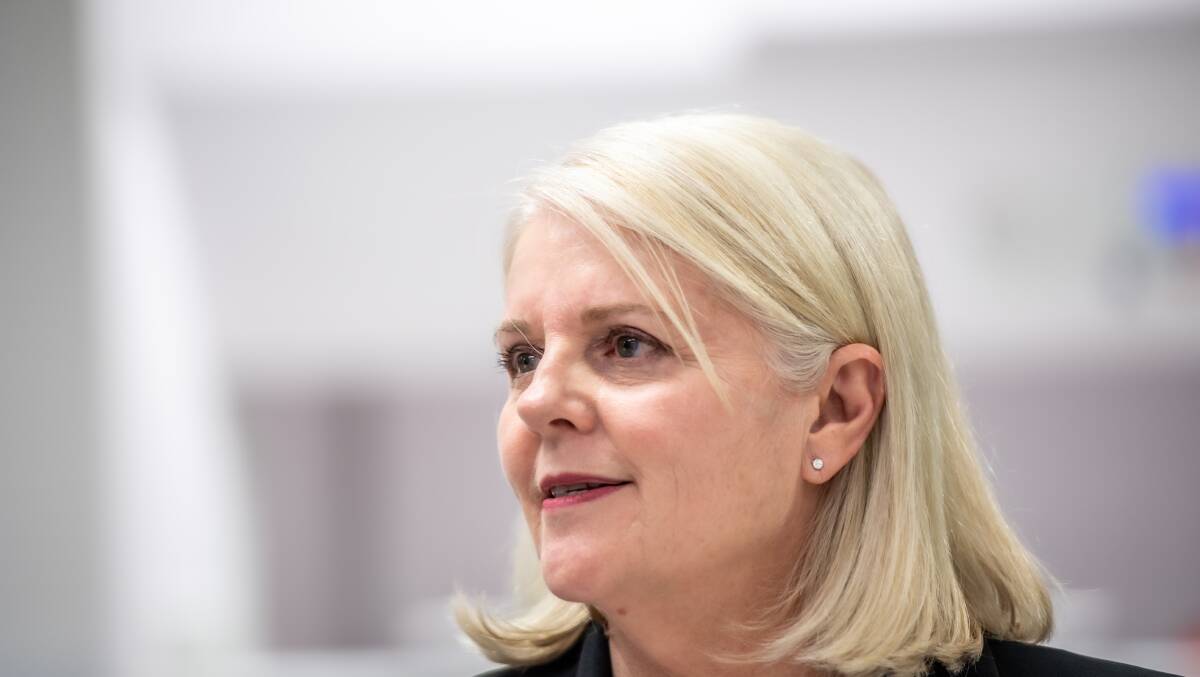 Home Affairs Minister Karen Andrews last week accused China of a massive cyber attack on Microsoft. Picture: Karleen Minney 