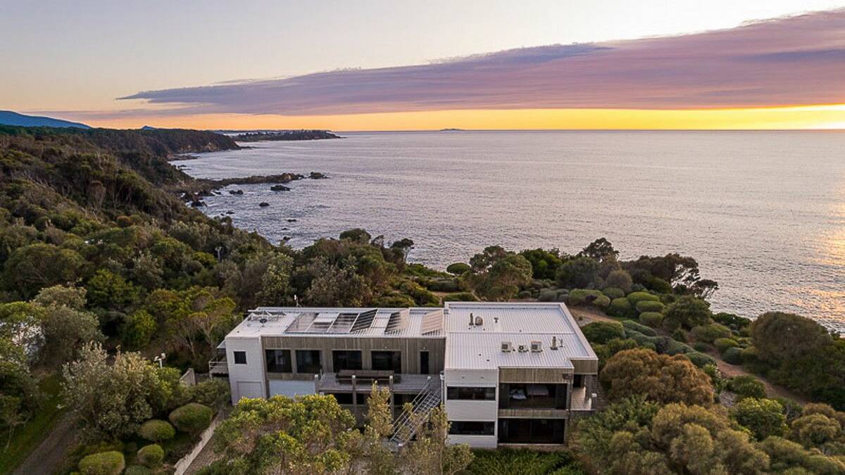 The coastal home is expected to fetch in the vicinity of $11 million. Picture: Marshall and Tacheci Real Estate