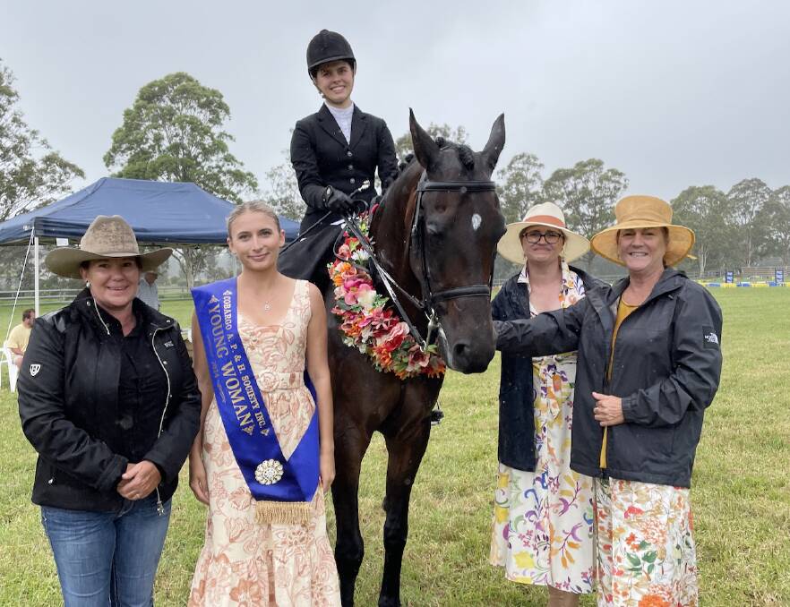 It's Raining Diamonds won the Supreme Ridden Horse of the Show. Picture supplied