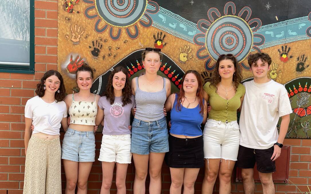 The 2023 HSC students at Narooma High School were so grateful to their amazing teachers, parents and to each other for supporting them. They gave a special shout out to their Year Advisor Gayle Allison. Picture by Marion Williams