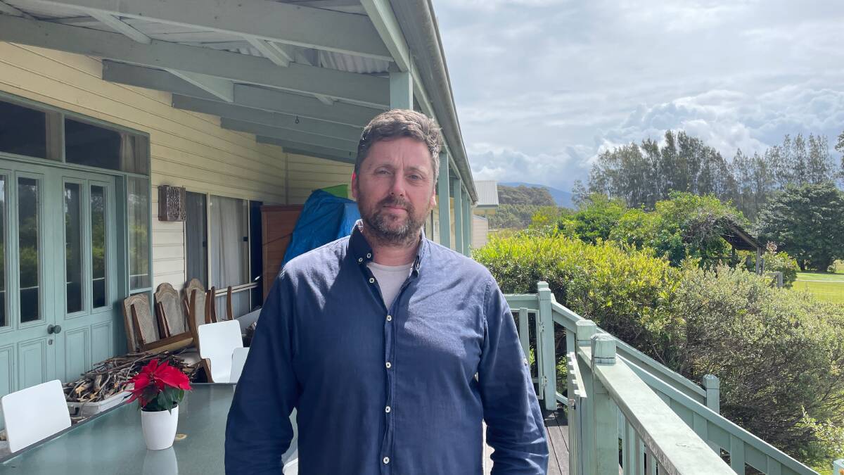 Laurence Babington's property is nearby the site of the proposed 30-metre telecommunications tower at 33 Mystery Bay Road. He is one of the residents who is opposed to the tower being built. Picture by Marion Williams