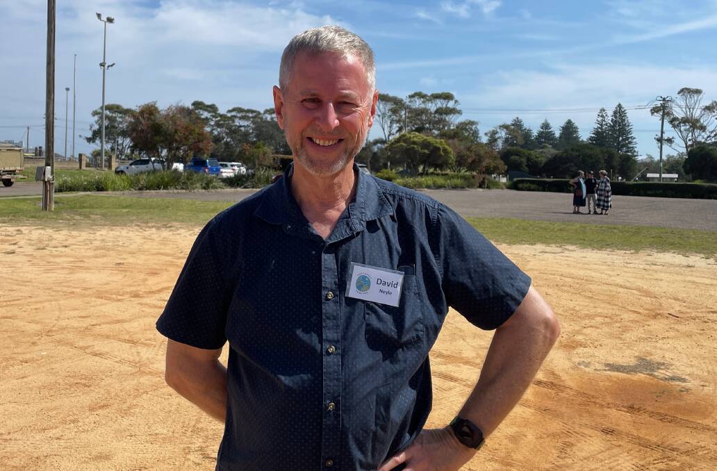 David Neyle, community energy coordinatior at Renewable Cobargo. The group received federal funding after the Black Summer bushfires. It operates across Bega Valley providing energy efficiency advice to reduce the amount of electricity people use. Picture by Marion Williams