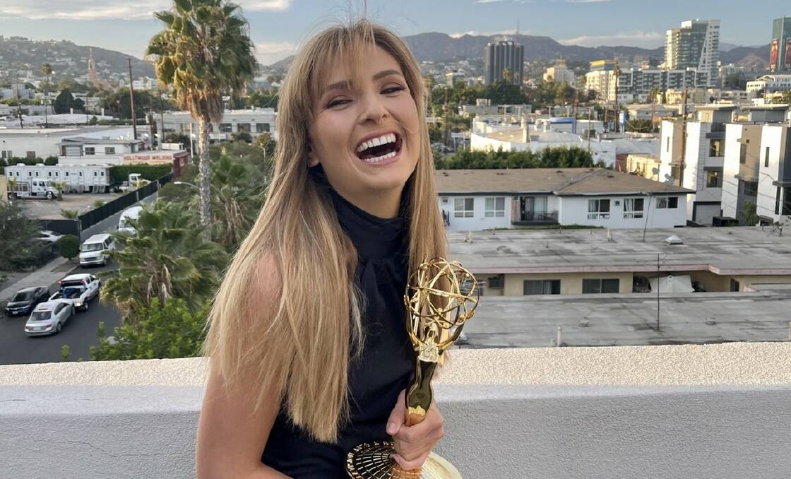 Laura Ritchie returned to her home in Tura on September 10 after flying to Los Angeles for the 74th Creative Arts Emmy Awards presentation ceremony. Picture supplied