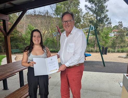 Lucy Allen from Cobargo is very grateful and excited for the opportunity to work on the Business and Employment Committee within the Y NSW Youth Parliament Program. Picture supplied.