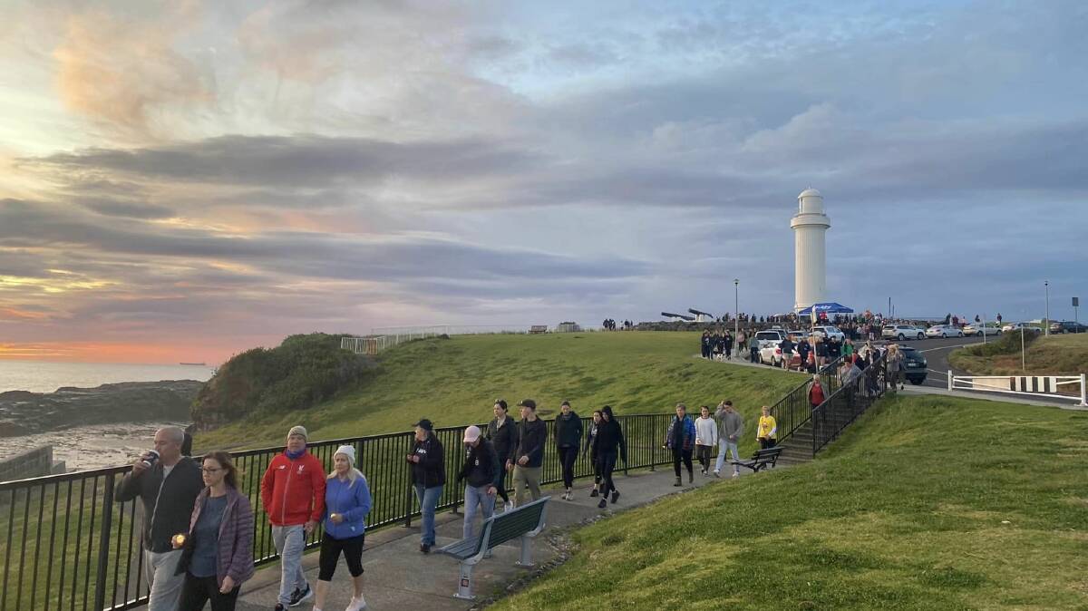 The 2-kilometre Sunrise Walks take 20 to 30 minutes, with participants invited to stay on for free coffee, cake and a chat at a nearby cafe. Picture supplied.