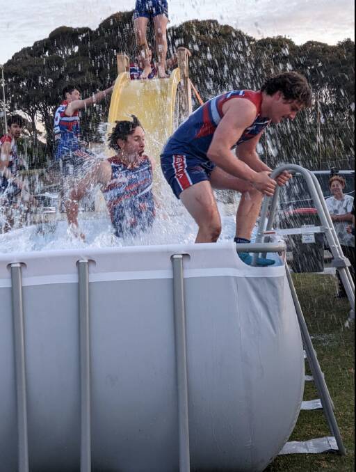 The Merimbula Diggers went down the Ice Slide after losing to the Narooma Lions 36 points to 95. Photo: Narooma Lions Facebook
