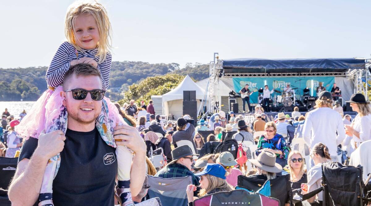 Narooma Oyster Festival runs from Friday, May 5, to midday Sunday, May 7, at Quota Park on Wagonga Inlet. There will also be music and activities at Club Narooma. Picture supplied.