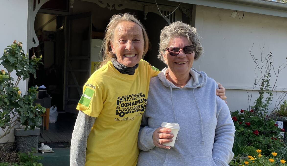 Michelle Preston and Donna Falkener run OzHarvest Sapphire Coast North