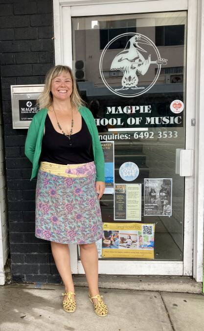 Georgi Hargraves is the new owner of Bega's Magpie School of Music, looking to inspire the next generation of musicians. Picture supplied