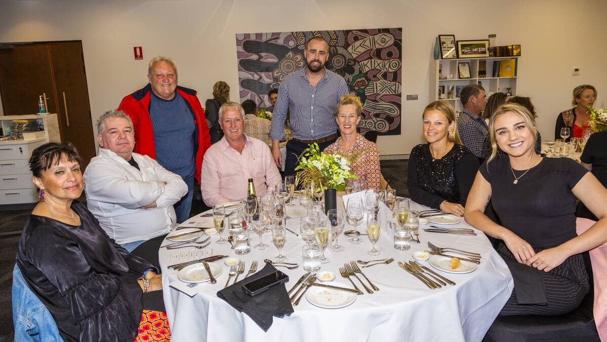 Guests enjoying some conversation between courses at the Industry Night dinner in Bega. Picture by Robert Hayson Photography. 