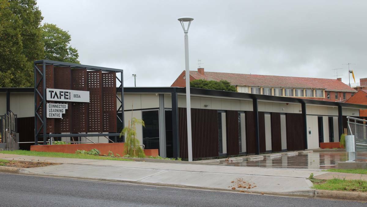 Bega TAFE's $7million connected learning centre (CLC) will be utilised by students looking to study a Bachelor of Land Valuation from July 2023. Picture on file. 
