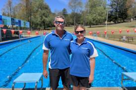 Mark and Zoe Philipzen have made the decision to leave the Bega War Memorial Swimming Pool at the end of the 2023/24 season. Picture by James Parker