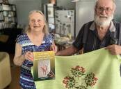 Author and embroiderer Barbara Jones and her botanist husband David. Picture by James Parker