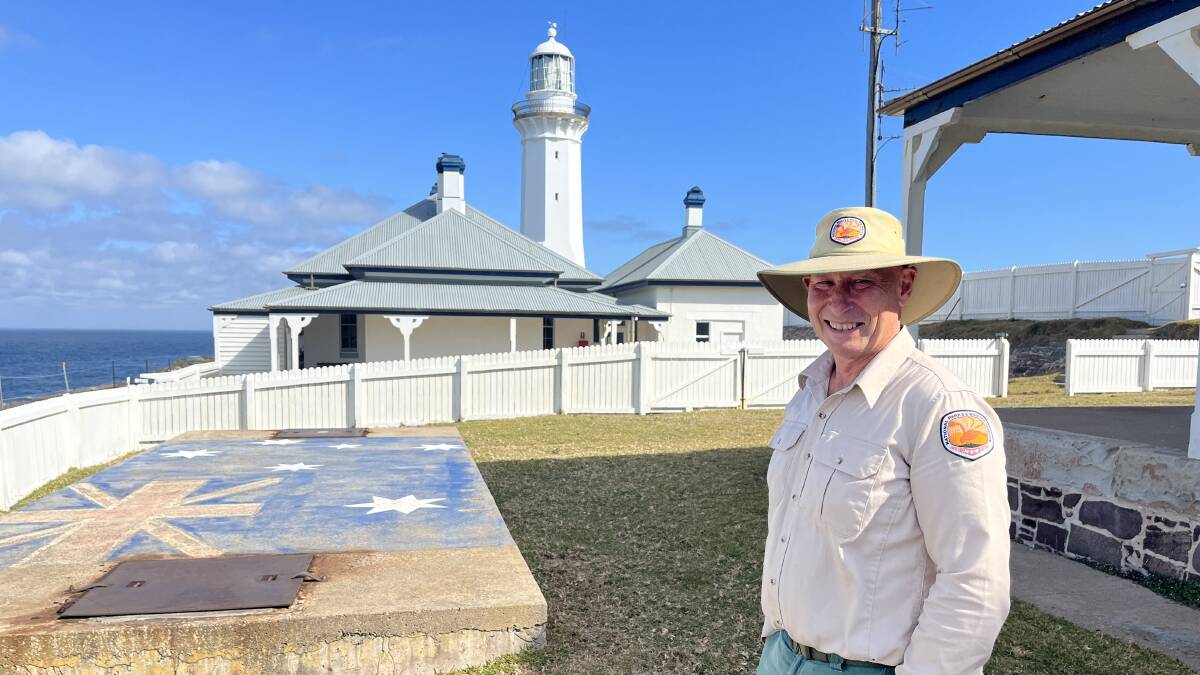 NSW National Parks and Wildlife lightstation caretaker Greg Leayr at Green Cape Lightstation in Beowa National Park. Picture by James Parker 