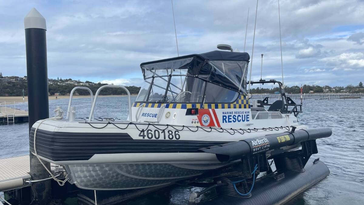 One of Marine Rescue Merimbula's rapid response vessels. Picture by James Parker.
