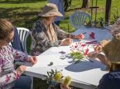 The Ephemeral festival has many hands on activities, including floral wreath workshops. 
