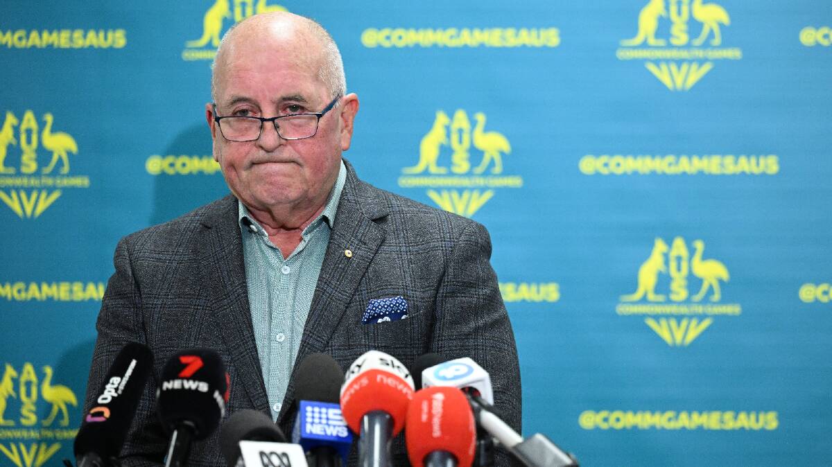 Commonwealth Games Australia chief executive Craig Phillips responds to the Victorian Government withdrawing the 2026 Commonwealth Games on July 18. Picture by AP Image/James Ross