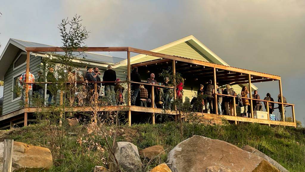 Cobargo feels more like home than ever - the new home on Zoe's property and a celebration. Photo supplied.