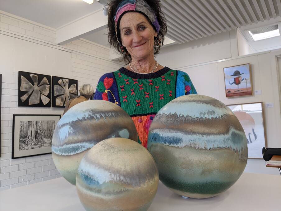 NOT A GAME: The artwork might not be a game, but Jenni Bourke is likely to be glad she played for the River of Art Prize in 2020 after being named winner.