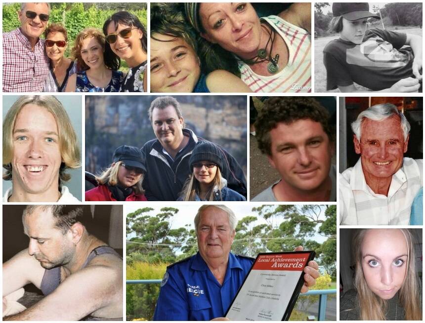 TERRIBLE TOLL: These are just some of the people killed on the Princes Highway. How many more lives need to be lost before something is done? 