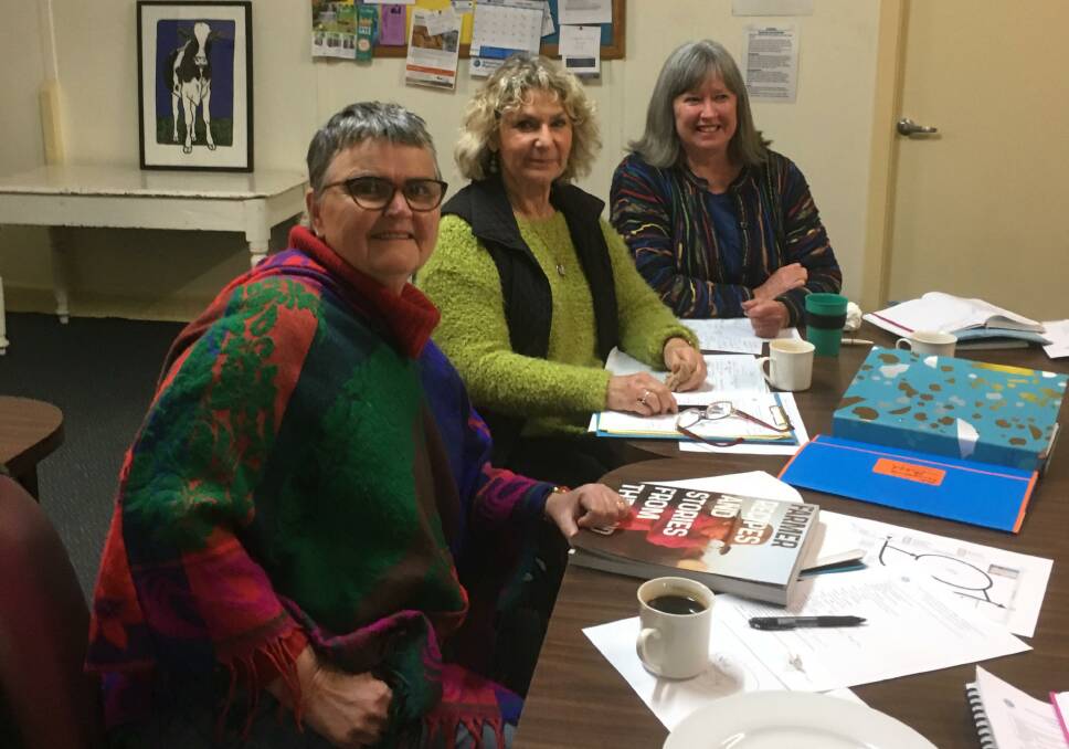 PLANNING AHEAD: CWA of NSW State Conference committee members Sue Hall, Nelleke Gorton and Helen Galton, all from Bega branch CWA 