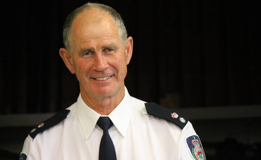 Retired Rural Fire Service Superintendent John Cullen is the Bega Valley Citizen of the Year for 2022. Photo: ACM