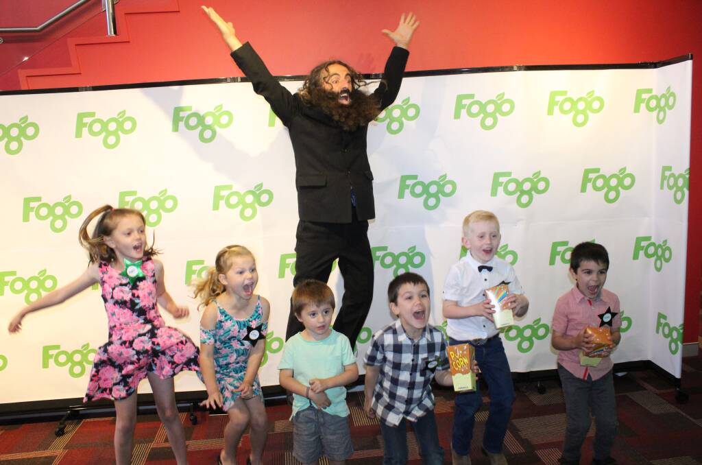 NEXT GEN: The 'Face of FOGO' Costa Georgiadis was a hit with children young and old at Friday's FOGOmentary red carpet event. Picture and words: Ben Smyth