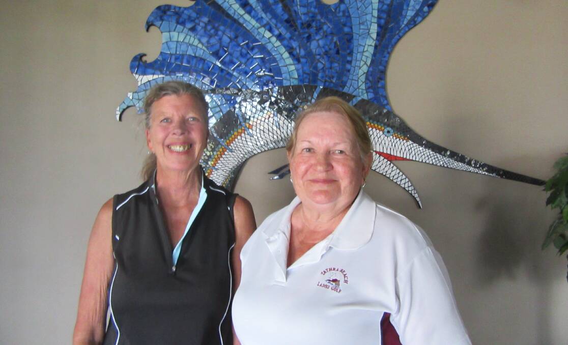 WEEK'S BEST: Tuesday's Canadian foursomes winners at Tathra Barb Rowley and Cheryl Mackenzie.
