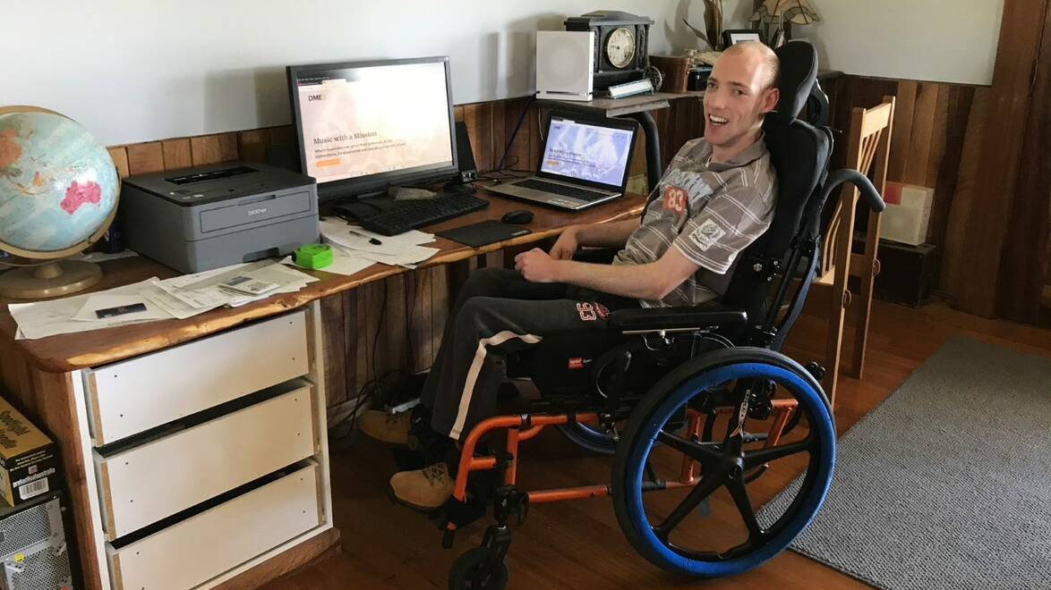 Nathan has developed a social networking platform for people with disability.