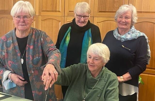 Celebrating 40 years of support for Imlay House are auxiliary members Beverly Brown (president), Alison Jenkins (secretary), Olivia Anderson and Bronwyn Kennedy.