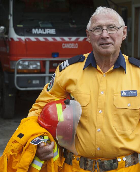 TIME FOR FRESH LEGS: Long-time Candelo RFS brigade captain Harmen Kampman is stepping down from the role he has held since 1975.