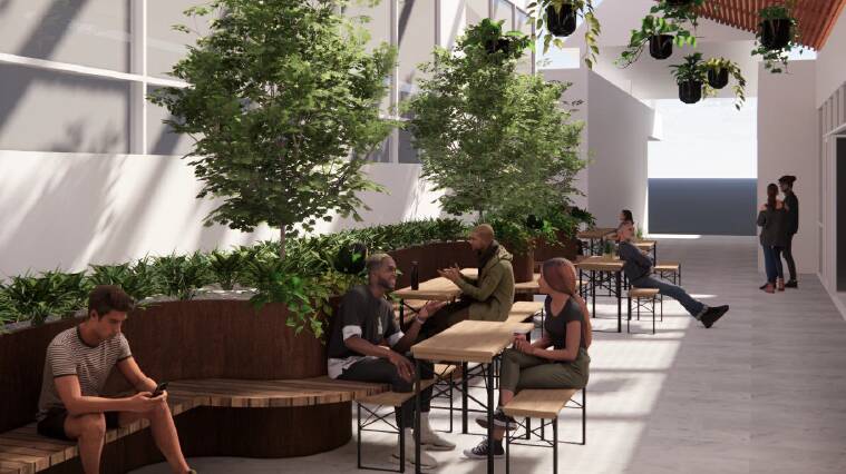 An artist's impression of what Galleria will look like once complete