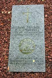 Eric Campbell's gravesite