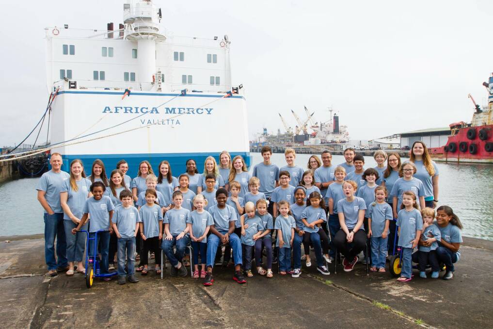The Mercy Ships Academy serves approximately 50-60 children of the Africa Mercy crew each year.
