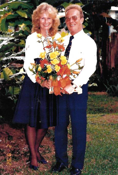 Gail and Michael Truter on their wedding day in Singapore, September 2, 1993.