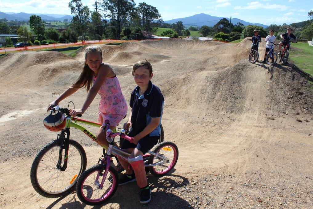 DIRTY DEEDS:: Cobargo's community of volunteers are being applauded for seeing the town's new BMX track through to completion.